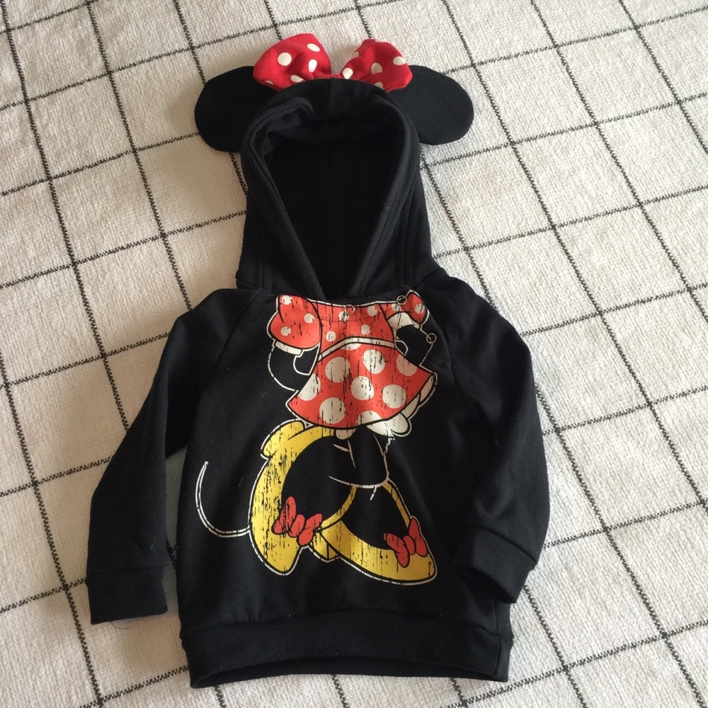 Disney Toddler Minnie Sweatshirt Hoodie - Picture 6 of 9
